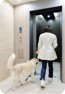 一緒に歩ける共用部