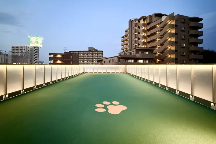 入居者専用のドッグラン