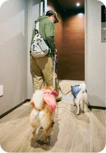 一緒に歩ける共用部